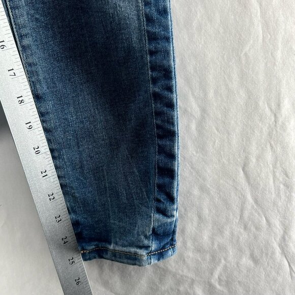 DL1961 Florence Instasculpt Cropped Jeans Women 27 Stretch Denim Skinny Leg Blue - Picture 12 of 14